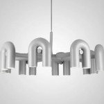 Подвесная люстра Inodesign Fanny Gray 8 40.10055